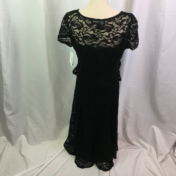 Perceptions New York Lace Dress Black Small - Picture 6 of 16